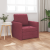 Sofa Verticală 2-în-1 Roșu Vin 74x77x81 cm Fibră Textilă GartenMobel Dekor