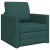 Sofa Pat 2 în 1 Verde Întunecat 74x77x81 cm Textile GartenMobel Dekor