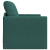Sofa Pat 2 în 1 Verde Întunecat 74x77x81 cm Textile GartenMobel Dekor
