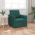 Sofa Pat 2 în 1 Verde Întunecat 74x77x81 cm Textile GartenMobel Dekor