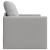 Sofa pat 2-in-1 Gri nori 74x77x81 cm Material textil GartenMobel Dekor