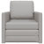 Sofa pat 2-in-1 Gri nori 74x77x81 cm Material textil GartenMobel Dekor