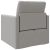 Sofa pat 2-in-1 Gri nori 74x77x81 cm Material textil GartenMobel Dekor