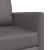 Fotoliu extensibil 2-in-1 Gri 74x77x81 cm Piele Sintetică GartenMobel Dekor