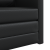 Fotoliul Floor Sofa Bed 2 în 1 Negru 74x77x81 cm Piele Artificială GartenMobel Dekor