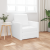 Sofa Pat De Podea 2-in-1 Alb 74x77x81 cm Piele Sintetică GartenMobel Dekor