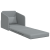 Sofa Pat 2-in-1 Gri Deschis 65x80x83 cm Tesatură GartenMobel Dekor