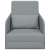 Sofa Pat 2-in-1 Gri Deschis 65x80x83 cm Tesatură GartenMobel Dekor