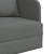 Sofa Pat Pe Pardoseală 2 în 1 Gri Închis 65x80x83 cm Țesătură GartenMobel Dekor