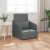Sofa Pat Pe Pardoseală 2 în 1 Gri Închis 65x80x83 cm Țesătură GartenMobel Dekor