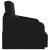 Sofa Pat 2-in-1 Negru 65x80x83 cm Material GartenMobel Dekor