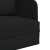 Sofa Pat 2-in-1 Negru 65x80x83 cm Material GartenMobel Dekor