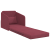 Sofa Pat de Pardoseală 2 în 1 Roșu Vin 65x80x83 cm Tesătură GartenMobel Dekor