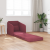 Sofa Pat de Pardoseală 2 în 1 Roșu Vin 65x80x83 cm Tesătură GartenMobel Dekor