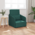 Sofa Pat pe Podea 2-in-1 Verde închis 65x80x83 cm Material GartenMobel Dekor