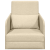 Sofa Pat 2 în 1 Crem 65x80x83 cm Țesătură GartenMobel Dekor
