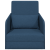 Sofa Pat pentru Podea 2-in-1 Albastru 65x80x83 cm Material GartenMobel Dekor