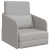 Sofa Pat Podea 2 în 1 Gri Noros 65x80x83 cm Stoff GartenMobel Dekor