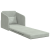 Canapea Pat 2 în 1 Gri Deschis 65x80x83 cm Catifea GartenMobel Dekor