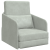 Canapea Pat 2 în 1 Gri Deschis 65x80x83 cm Catifea GartenMobel Dekor