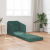 Canapea Pat 2-in-1 Verde Închis 65x80x83 cm Catifea GartenMobel Dekor