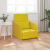 Canapea Pat 2-in-1 Galben 65x80x83 cm Catifea GartenMobel Dekor