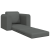 Sofa extensibil 2-în-1 gri închis 98x71x83 cm țesătură GartenMobel Dekor