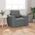 Sofa extensibil 2-în-1 gri închis 98x71x83 cm țesătură GartenMobel Dekor