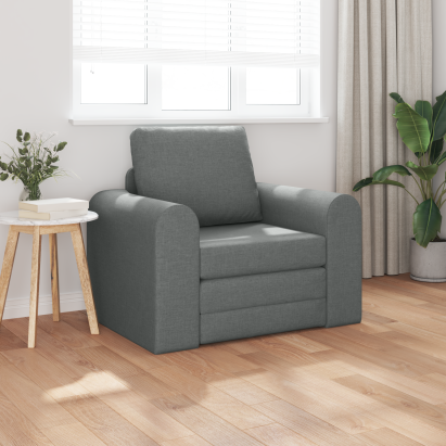 Sofa extensibil 2-în-1 gri închis 98x71x83 cm țesătură GartenMobel Dekor