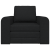 Sofa Pat 2 în 1 Negru 98x71x83 cm Țesătură GartenMobel Dekor