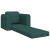 Sofa Pat de Podea 2 în 1 Verde Întunecat 98x71x83 cm Textil GartenMobel Dekor