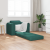 Sofa Pat de Podea 2 în 1 Verde Întunecat 98x71x83 cm Textil GartenMobel Dekor