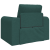 Sofa Pat de Podea 2 în 1 Verde Întunecat 98x71x83 cm Textil GartenMobel Dekor