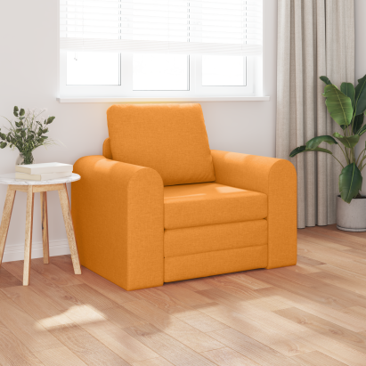 Canapea Pat pe Podea 2 în 1 Galben Închis 98x71x83 cm Țesătură GartenMobel Dekor