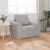 Canapea Pat 2 în 1 Gri Nor 98x71x83 cm Material textil GartenMobel Dekor
