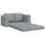 Canapea extensibilă 2 în 1 Gri deschis 148x71x83 cm Fabri GartenMobel Dekor