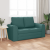 Canapea Extensibilă 2 în 1 Verde Închis 148x71x83 cm Fibră GartenMobel Dekor