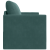 Canapea de podea 2 în 1 verde închis 124x204x61 cm catifea GartenMobel Dekor