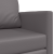 Canapea Pat Floor 2 în 1 Gri 124x71x78 cm Piele Artificială GartenMobel Dekor