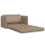 Canapea Pat 2 în 1 Cappuccino 124x71x78 cm Faux Leather GartenMobel Dekor