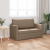 Canapea Pat 2 în 1 Cappuccino 124x71x78 cm Faux Leather GartenMobel Dekor
