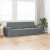 Canapea Pat 2-in-1 Gri Închis 245x150x60.5 cm Material GartenMobel Dekor