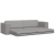 Canapea Pat de Podea 2-in-1 Gri-Nor 245x150x60.5 cm GartenMobel Dekor
