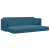 Sofa Pat 2 în 1 Albastru 213x144x60 cm Catifea GartenMobel Dekor