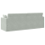 Sofa Pat pentru Podea 2-in-1 Gri Deschis 213x144x60 cm Catifea GartenMobel Dekor