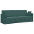 Canapea Pat 2 în 1 Verde Închis 213x144x60 cm Catifea GartenMobel Dekor