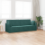 Canapea Pat 2 în 1 Verde Închis 213x144x60 cm Catifea GartenMobel Dekor