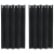 Draperii blackout  cu œillets 2 buc Negru Catifea GartenMobel Dekor