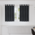 Draperii blackout  cu œillets 2 buc dark grey velvet GartenMobel Dekor