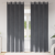Cortine blackout  cu ochiuri 2 buc Gri super deschis din catifea GartenMobel Dekor